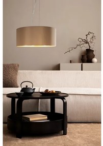 Eglo 78693 - Csillár zsinóron MASERLO 3xE27/60W/230V átm. 53 cm bézs/réz