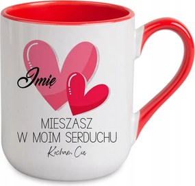 Coffe Bögre Ajándék Pároknak Név A Szívemben Élsz Perso