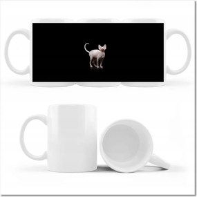 Nyomott mintás bögre Kanadai macska Szfinx