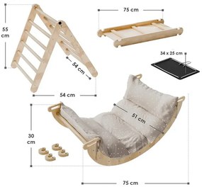 Juskys Movario 4 az 1-ben gyermek mászókészlet