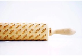 Mustache fa mintás sodrófa - Valek