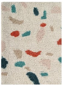 Krémszínű mosható kézi szövésű pamut szőnyeg 140x200 cm Terrazzo Marble – Lorena Canals