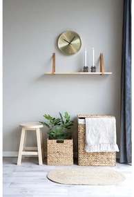 Passo kosár, összecsukható, vízi jácint, natúr, 30x30x30 cm