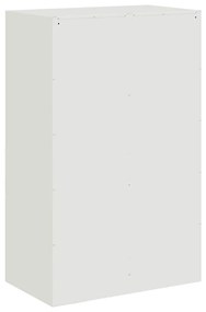 fehér acél tálalószekrény 67 x 39 x 107 cm