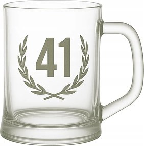 Söröspohár, söröskorsó, korsó évforduló 41 éves homokfúvással