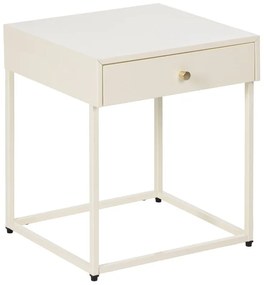 Krémszínű éjjeliszekrény Nara – Ixia