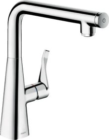 Mosogató csaptelep Hansgrohe Metris Select M71 forgó karral króm 14847000