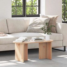Dohányzóasztal Természetes 80 x 39.5 x 35 cm Tömör fenyőfa