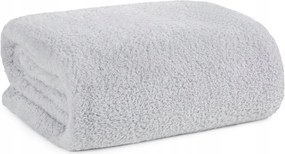 Ágytakaró pléd Lori ezüst 170x210 polár meleg puha