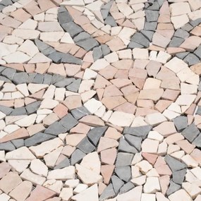 Márványmozaik "Nap" motívum 90 × 90 cm