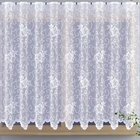 Mg Függöny 660/085 Fehér 200x150cm Kész Szalaggal