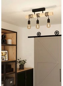 Eglo 55247 - LED felületre szerelhető csillár TOWNSHEND 3xE27/60W/230V