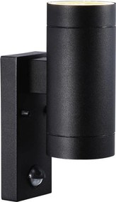 NORDLUX 21519103 TIN Fali Lámpa Mozgásérzékelővel Fekete GU10 IP54