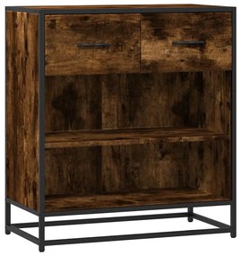 komód füstölt tölgy 68x35x76 cm Gépelt fa