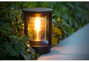 Lucide 15804/22/30 - Kültéri lámpa CADIX 1xE27/15W/230V 22 cm IP65 fekete