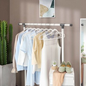 50 darabos fehér velúr Vállfa szett