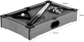 GamesPlanet® Mini biliárdasztal NANO Barna