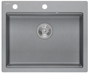 gránit mosogató KURT 110 WORKSTATION Grey Metallic