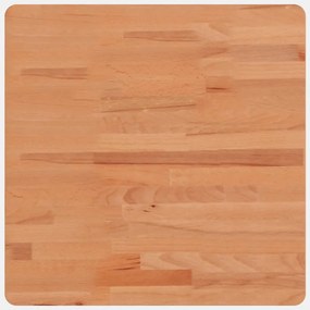 vidaXL tömör bükkfa négyzet alakú asztallap 50 x 50 x 2,5 cm