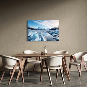 Kép - Gleccser képződmények (90x60 cm)