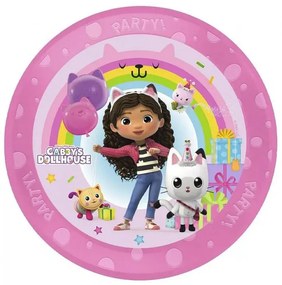 Gabi babaháza Friends micro prémium műanyag lapostányér 21 cm