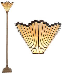 Tiffany álló lámpa arany színű 183 cm