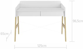 AKCIÓ Fehér gyerek íróasztal SO SIXTY II. osztály