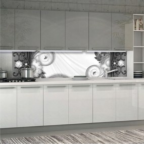 Fotótapéta Absztrakt Levelek Dísz Világos árnyalatok Keretek 250x60 +ragasztó