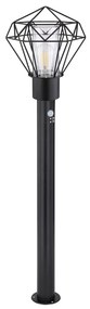 Globo 31357S - Kültéri fali lámpa érzékelővel HORACE 1xE27/15W/230V IP44