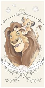 Disney Az Oroszlánkirály Simba fürdőlepedő, strand törölköző 70x140cm