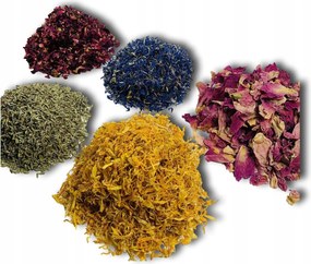 5 db-os szárított natúr virág szett