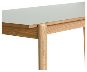 Tölgyfa étkezőasztal 107x190 cm Oblique – Hübsch