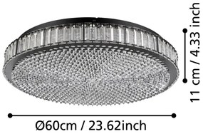 Eglo 390249 - LED Dimmelhető mennyezeti lámpa BALPARDA LED/52,4W/230V 4000K