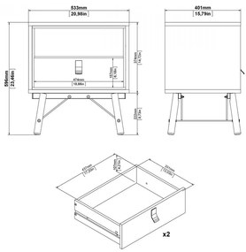 Rain II éjjeliszekrény, jackson hikorifa