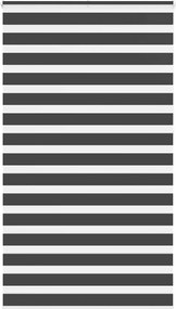 vidaXL zebrafüggönnyel fekete szövetszélesség 120,9 cm poliészter