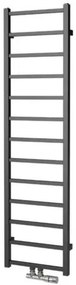 Isan Fresh radiátor kombinált 150x40 cm központi csatlakozás fekete bársony DFRE15000400CSMS