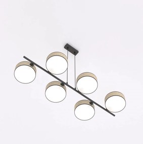 Emibig modern függeszték drumz barna fekete emi1565/6