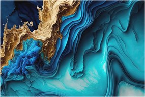 Fotótapéta Flizelin Dekoratív Irodai Energia hullámok 104x70 Ragasztó