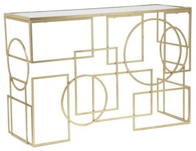 Aranyszínű konzolasztal 41x120 cm Marie – Mauro Ferretti