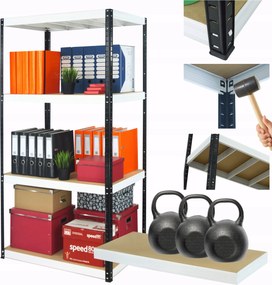 Helios fém tároló állvány garázs állvány 180x110x35cm 4Px350kg Pl