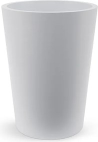 DonNagy kerti virágtartó kerek Uránusz magasság 60x44 cm fagyálló, fehér