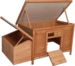 Avenberg HANK Tyúkól 120 x 60 x 60 cm (barna)