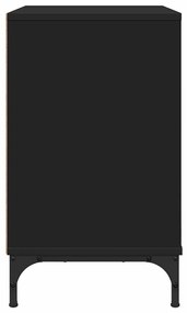 Éjjeli asztal fiókkal Fekete 63.5 x 36 x 61 cm Faanyag
