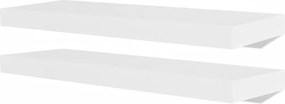 vidaXL 4 db fehér fali polc 60 cm