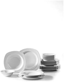 18 darabos fehér/porcelán étkészlet