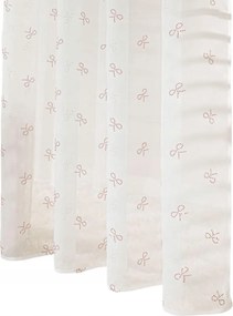 Szalagfüggöny ólommal Masni 140x250 piros masni