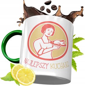 Zöld Bögre Szakácsnak Tökéletes Ajándék fényképes nyomtatással