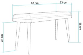 Puha pad Vina Mini 1070 - Tölgy, Zöld