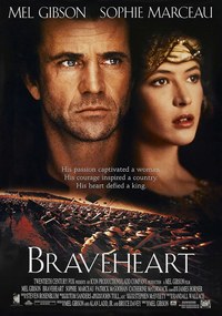Braveheart filmposzter Harcos szív (1995) 100x70 cm #337