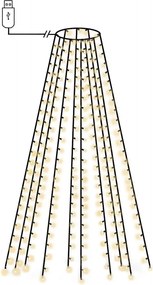 vidaXL 250 LED-es karácsonyi fényháló 250 cm